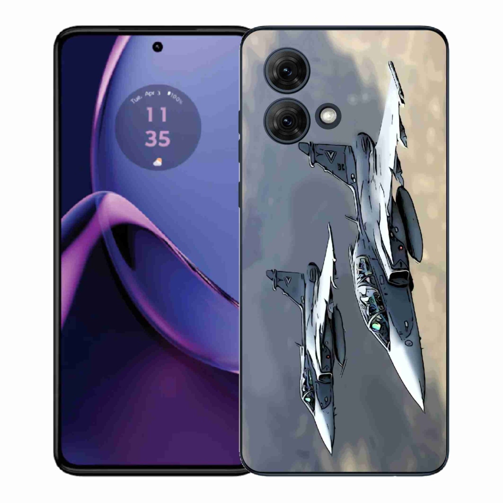 Gélový kryt mmCase na Motorola Moto G84 5G - stíhačky