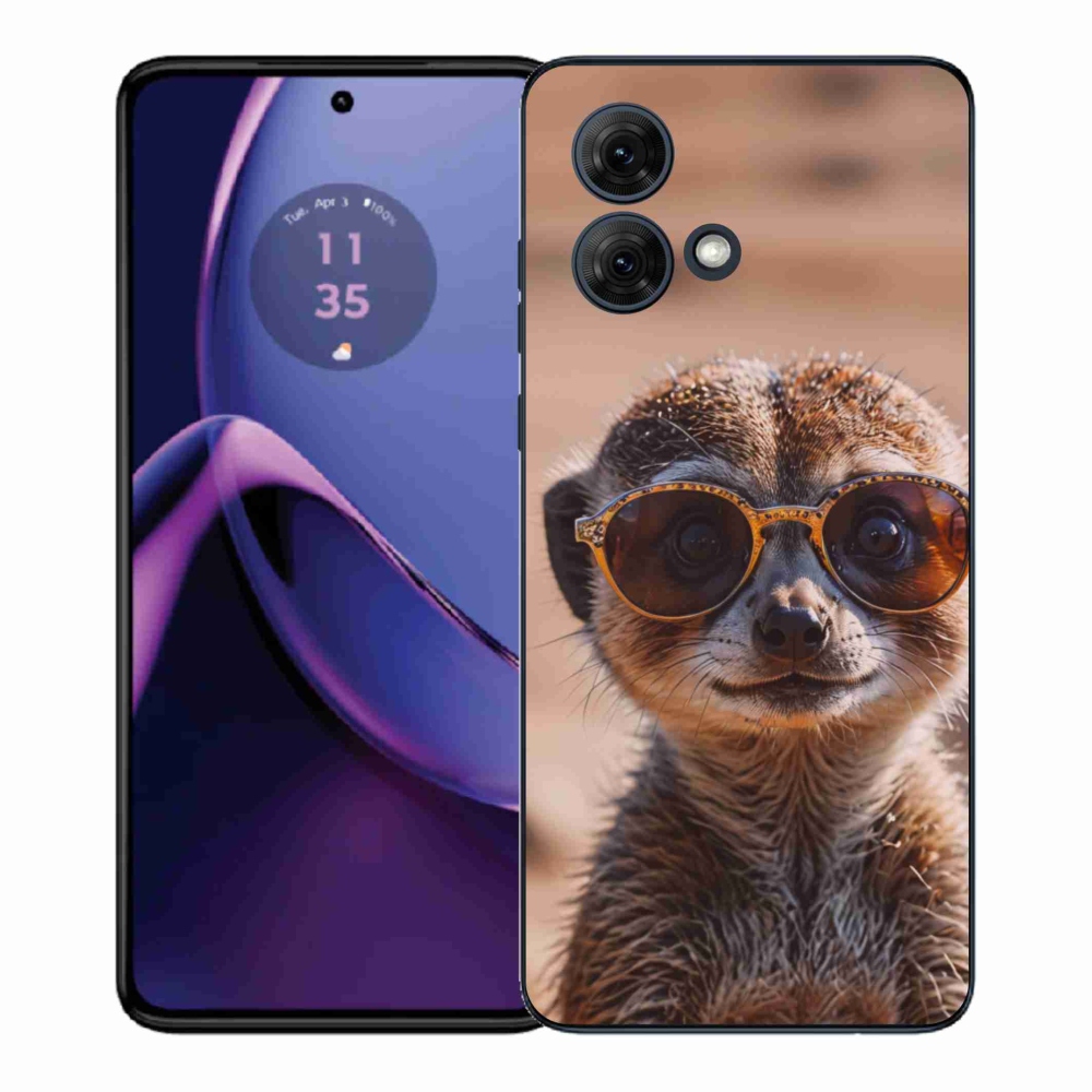Gélový kryt mmCase na Motorola Moto G84 5G - štýlová surikata