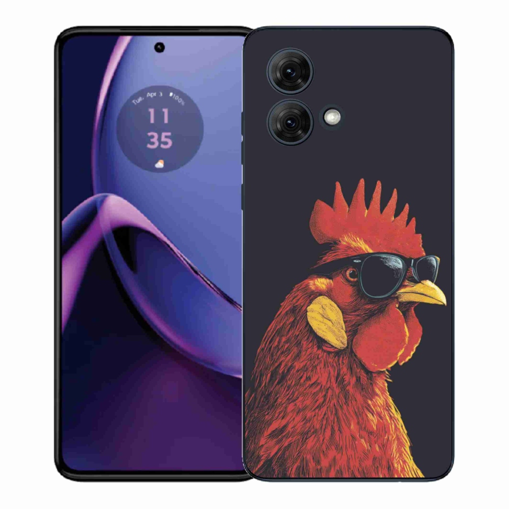 Gélový kryt mmCase na Motorola Moto G84 5G - štýlový kohút