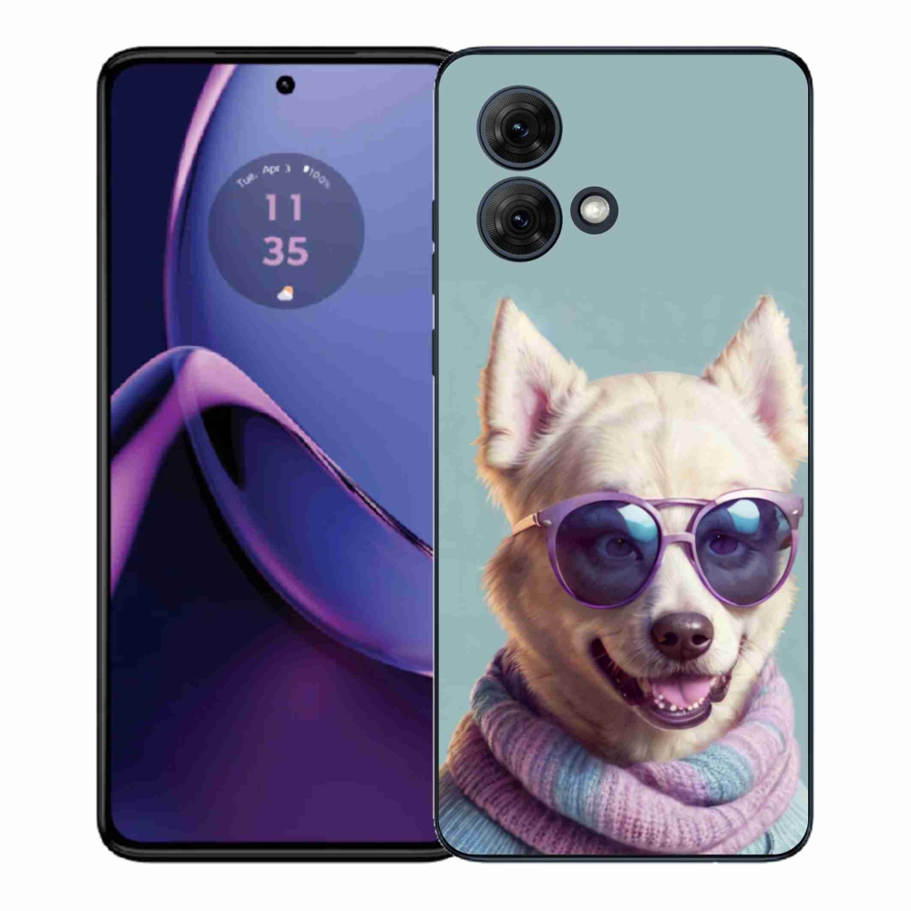 Gélový kryt mmCase na Motorola Moto G84 5G - štýlový nemecký špic