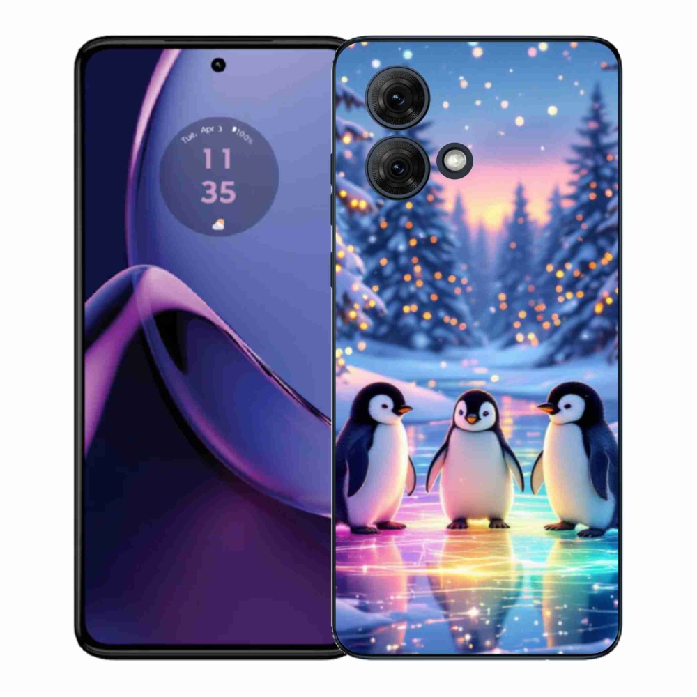 Gélový kryt mmCase na Motorola Moto G84 5G - tučniaky