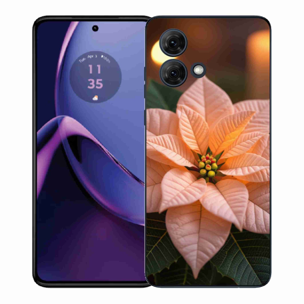 Gélový kryt mmCase na Motorola Moto G84 5G - vianočná hviezda