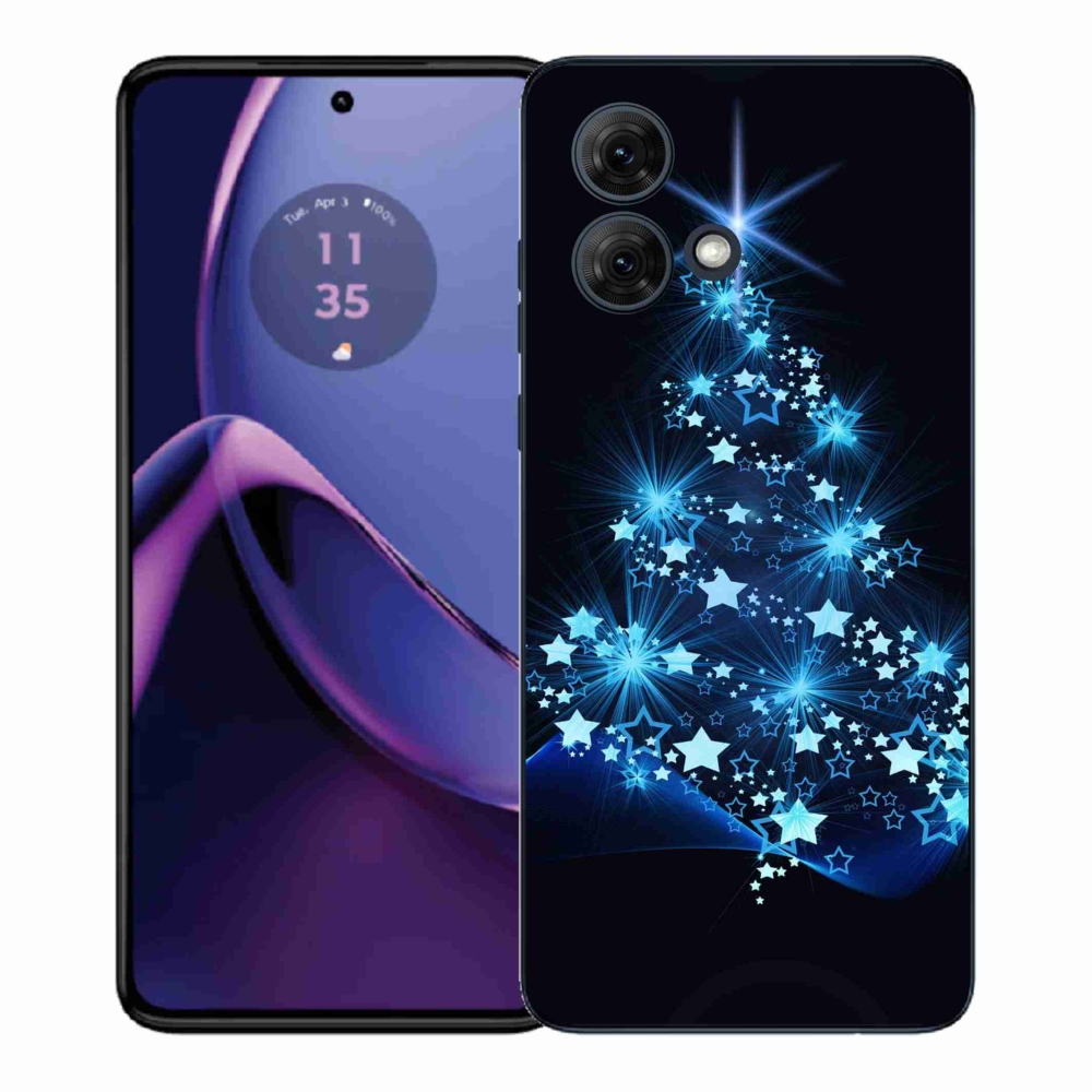 Gélový kryt mmCase na Motorola Moto G84 5G - vianočný stromček