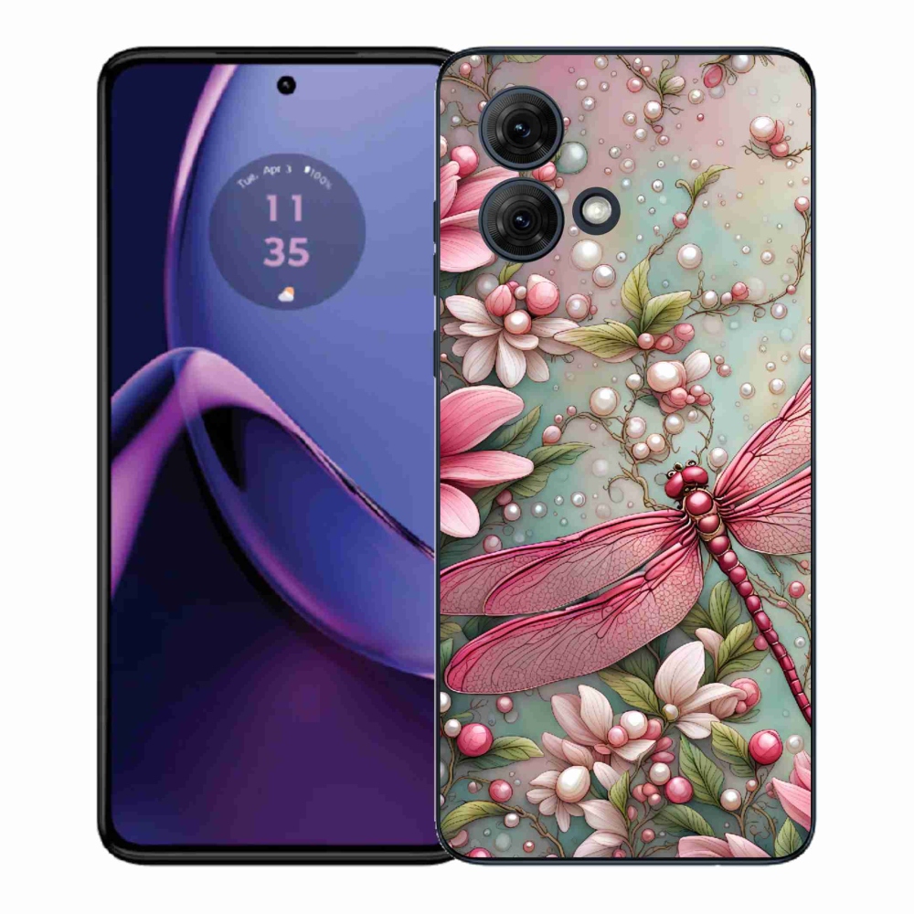 Gélový kryt mmCase na Motorola Moto G84 5G - vážka