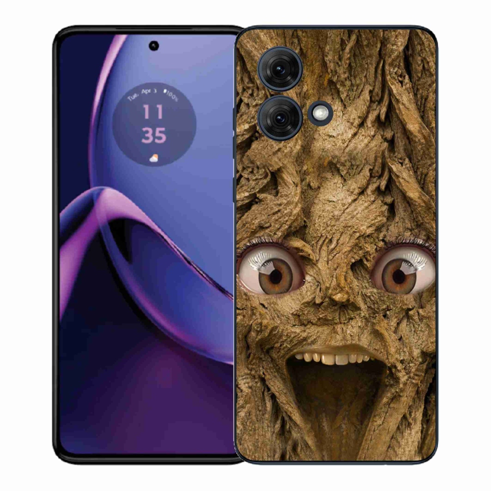 Gélový kryt mmCase na Motorola Moto G84 5G - veselý strom s očami