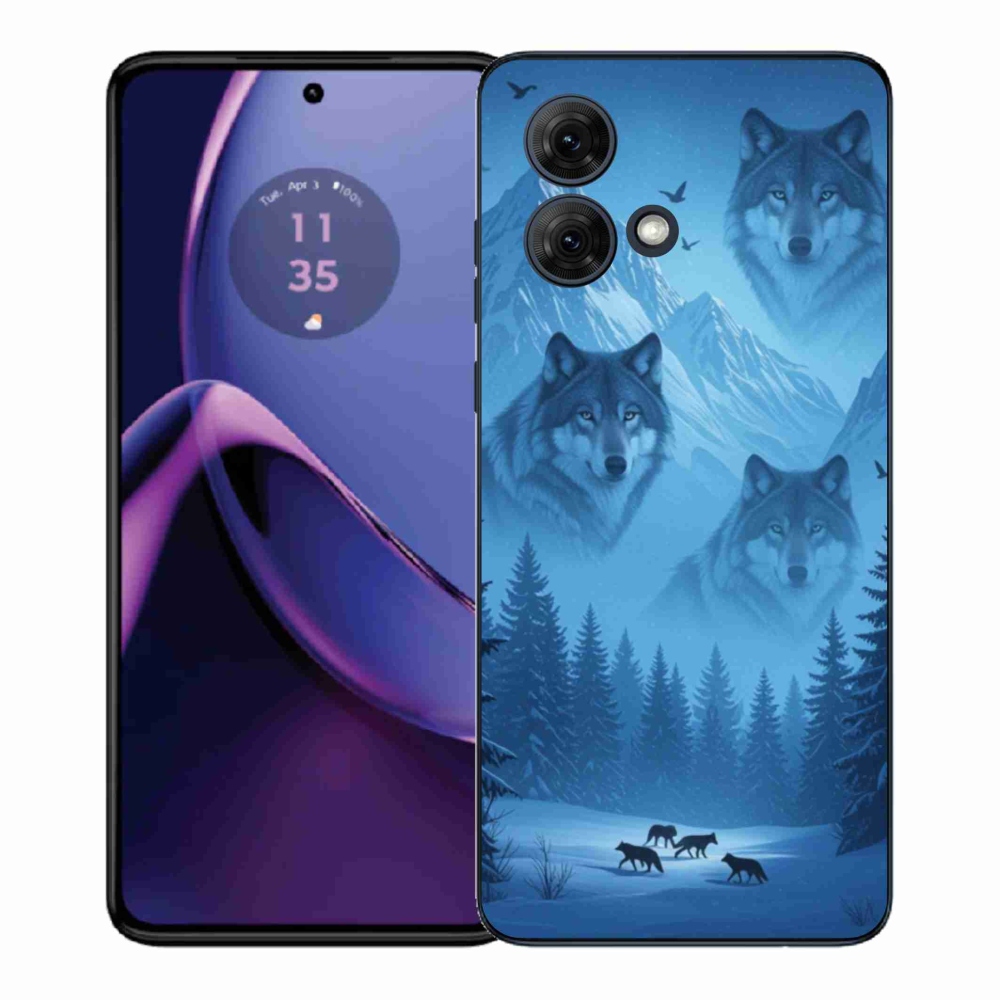 Gélový kryt mmCase na Motorola Moto G84 5G - vlčia svorka