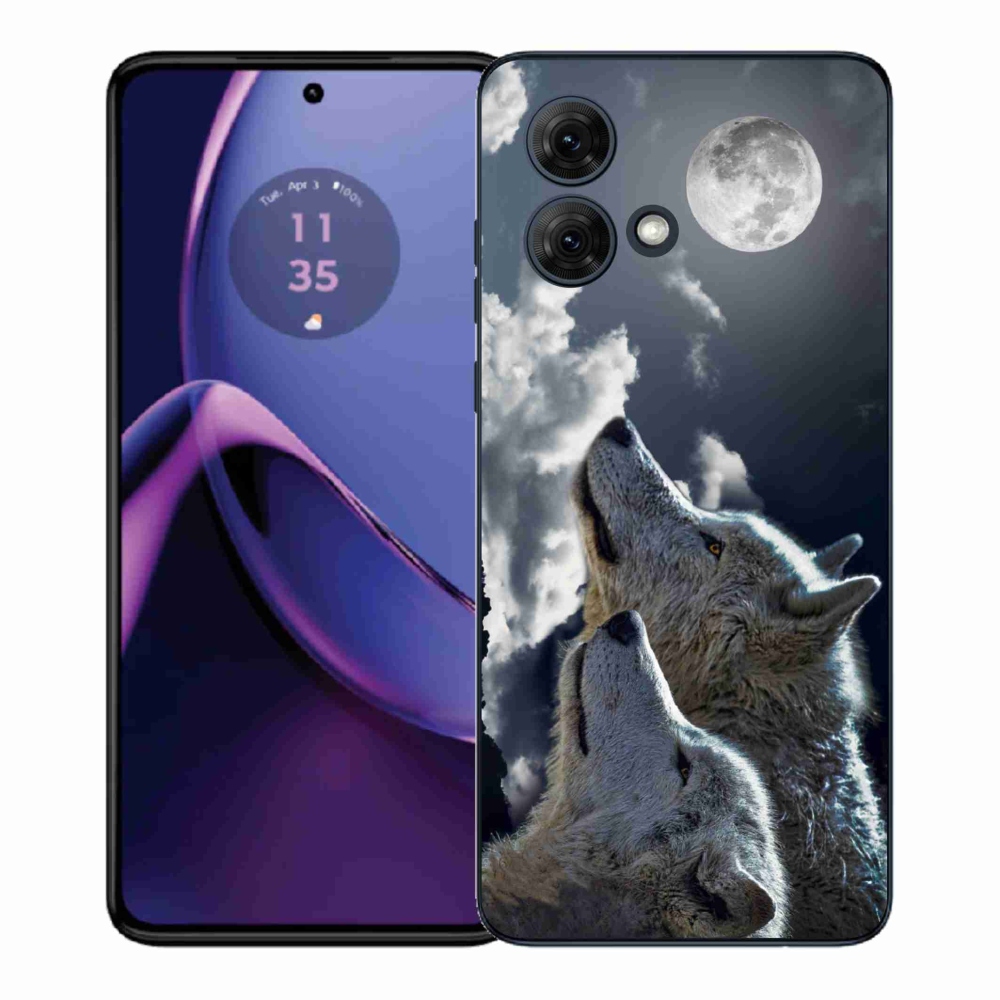 Gélový kryt mmCase na Motorola Moto G84 5G - vlci