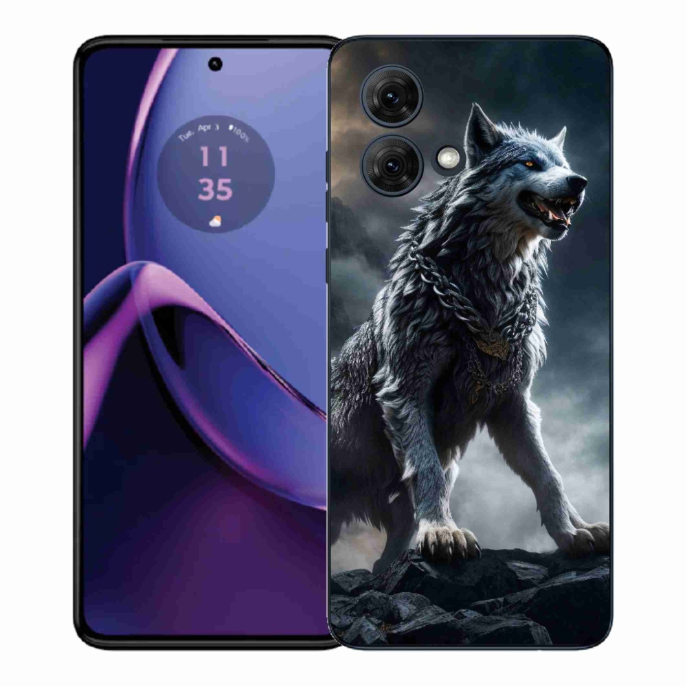 Gélový kryt mmCase na Motorola Moto G84 5G - vlk 1
