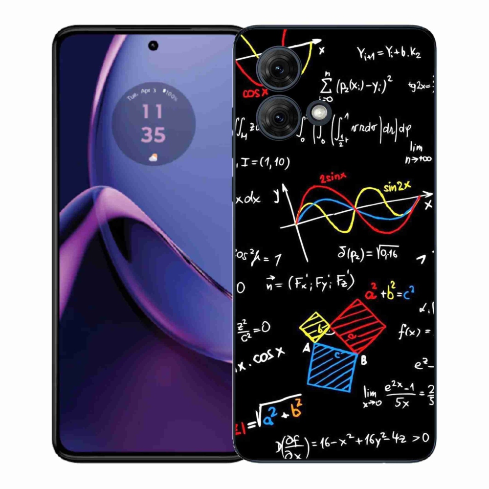 Gélový kryt mmCase na Motorola Moto G84 5G - vzorčeky