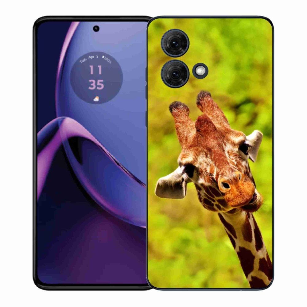 Gélový kryt mmCase na Motorola Moto G84 5G - žirafa