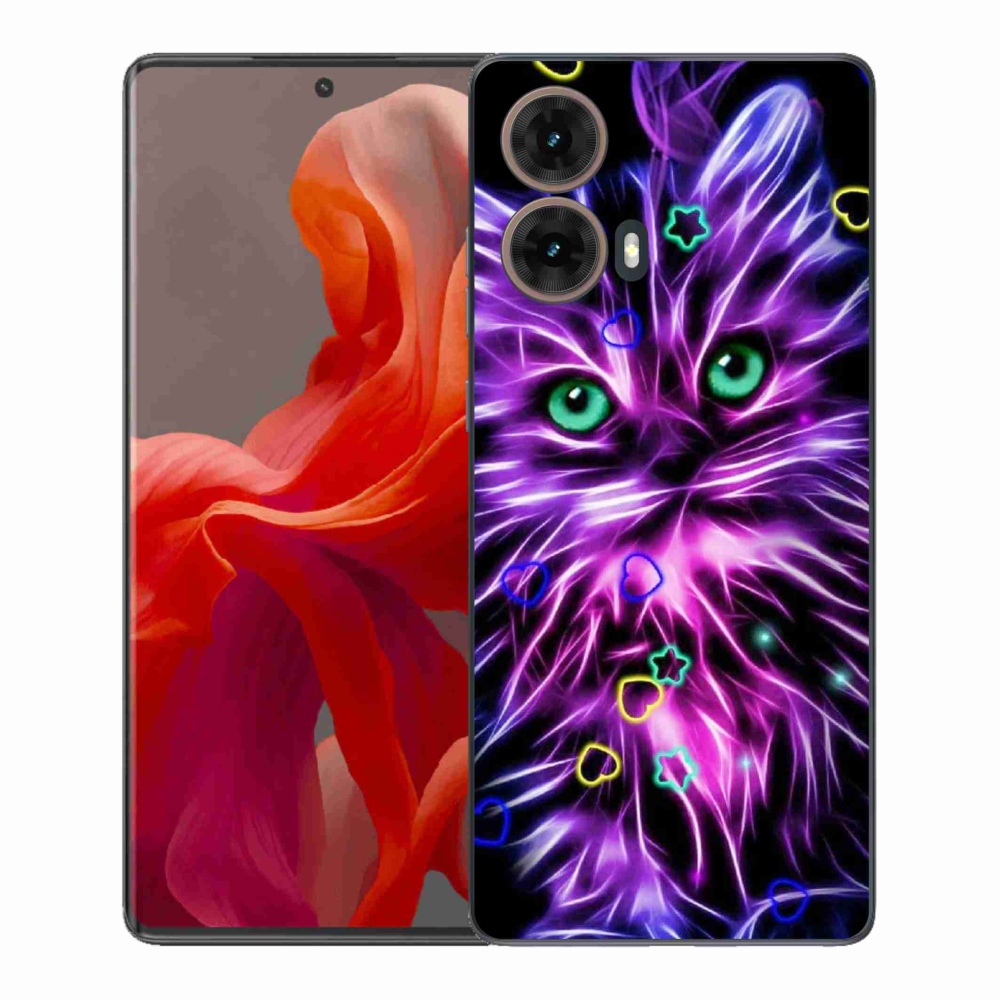 Gélový kryt mmCase na Motorola Moto G85 5G - abstraktná mačka