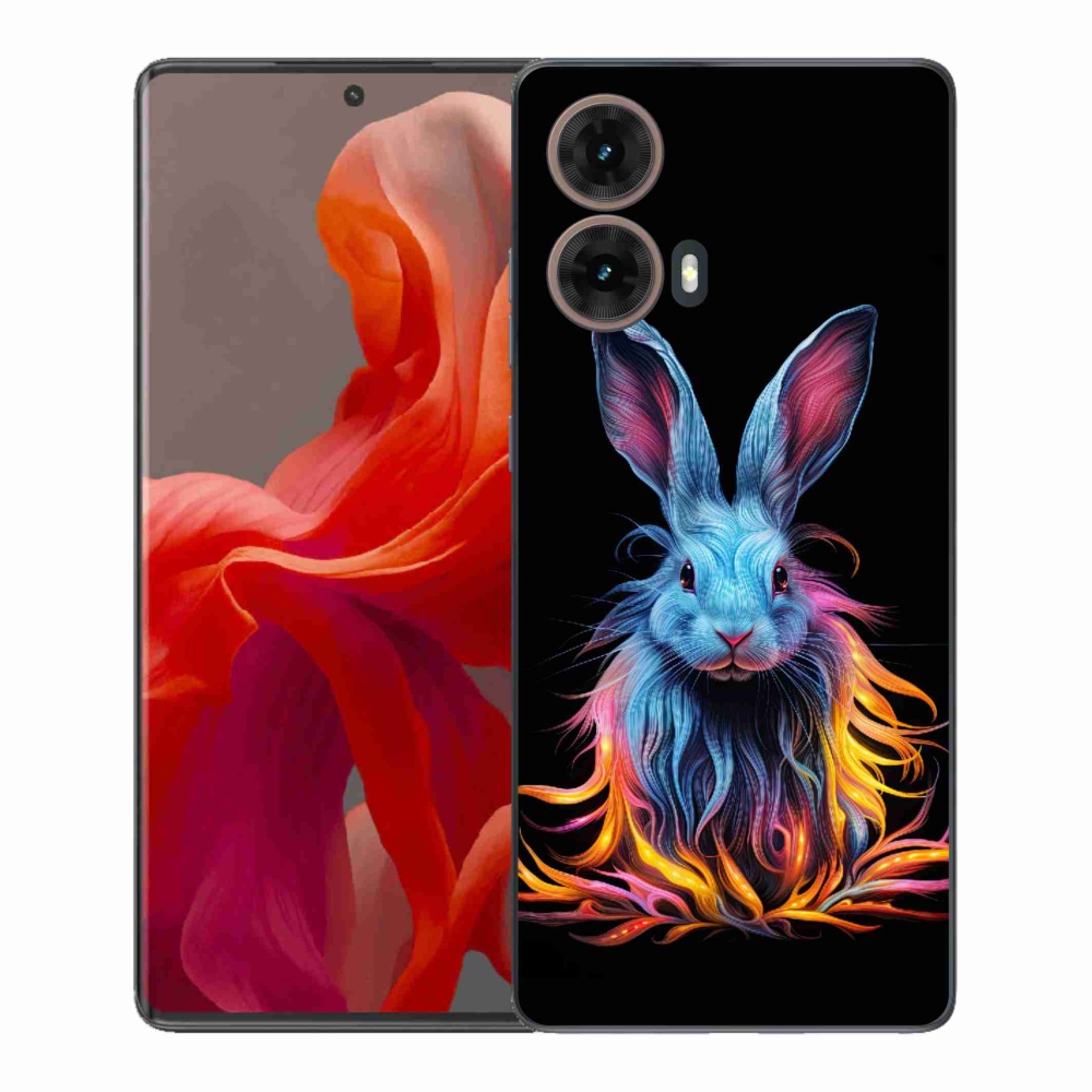 Gélový kryt mmCase na Motorola Moto G85 5G - abstraktný zajac