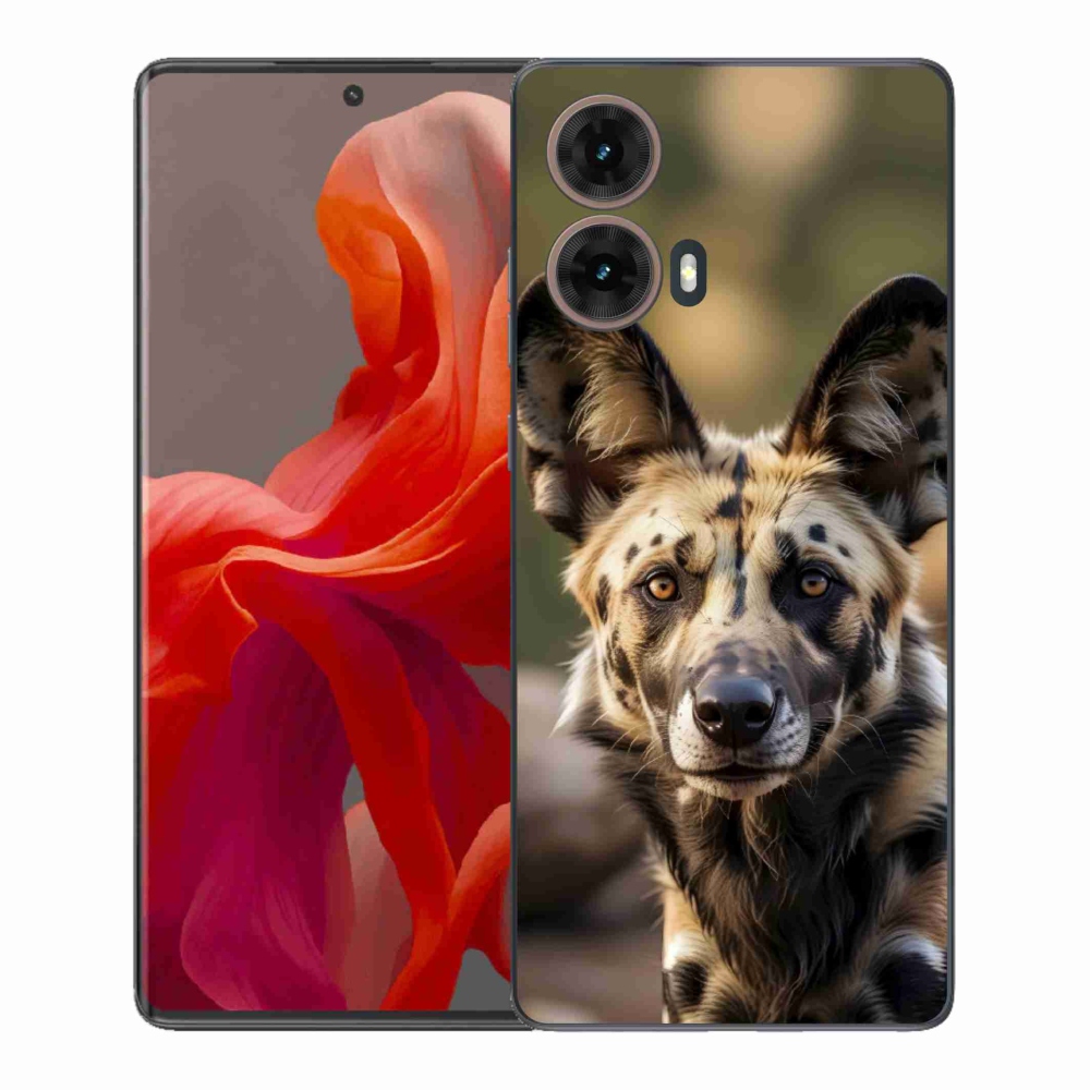 Gélový kryt mmCase na Motorola Moto G85 5G - africký divoký pes