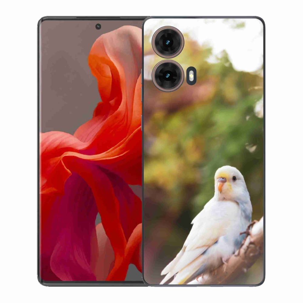 Gélový kryt mmCase na Motorola Moto G85 5G - andulka biela
