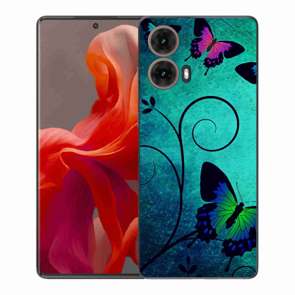 Gélový kryt mmCase na Motorola Moto G85 5G - farební motýle