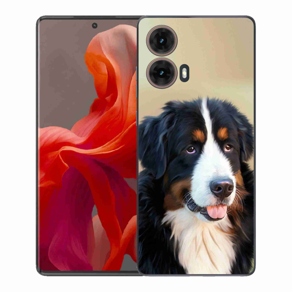 Gélový kryt mmCase na Motorola Moto G85 5G - bernský salašnícky pes