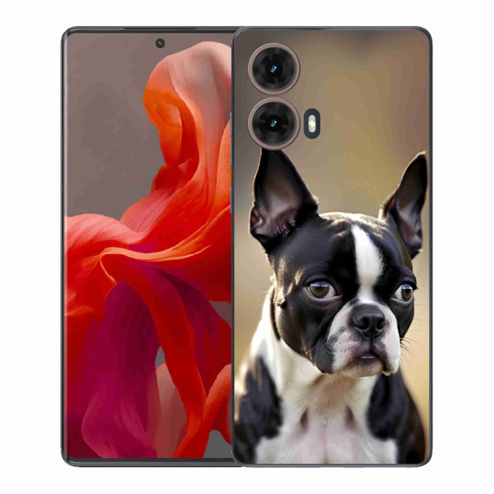 Gélový kryt mmCase na Motorola Moto G85 5G - bostonský teriér