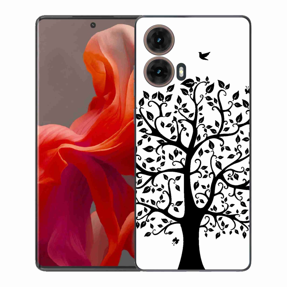 Gélový kryt mmCase na Motorola Moto G85 5G - čiernobiely strom