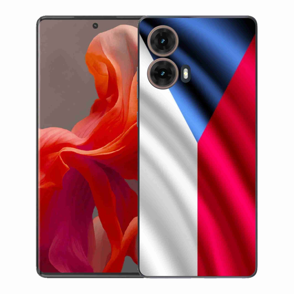 Gélový kryt mmCase na Motorola Moto G85 5G - česká vlajka
