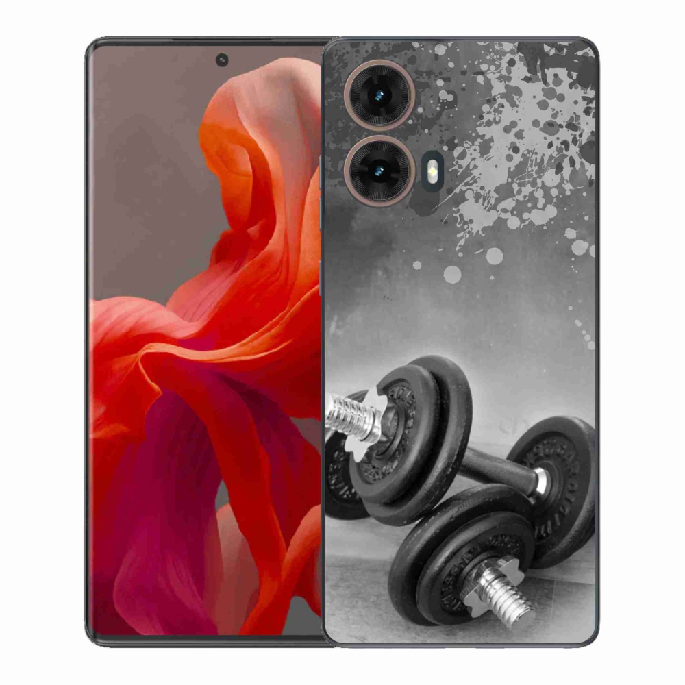 Gélový kryt mmCase na Motorola Moto G85 5G - činky 1