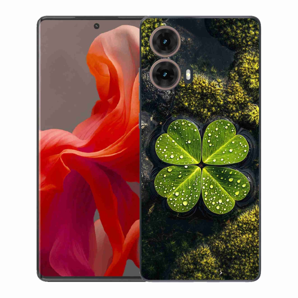 Gélový kryt mmCase na Motorola Moto G85 5G - štvorlístok