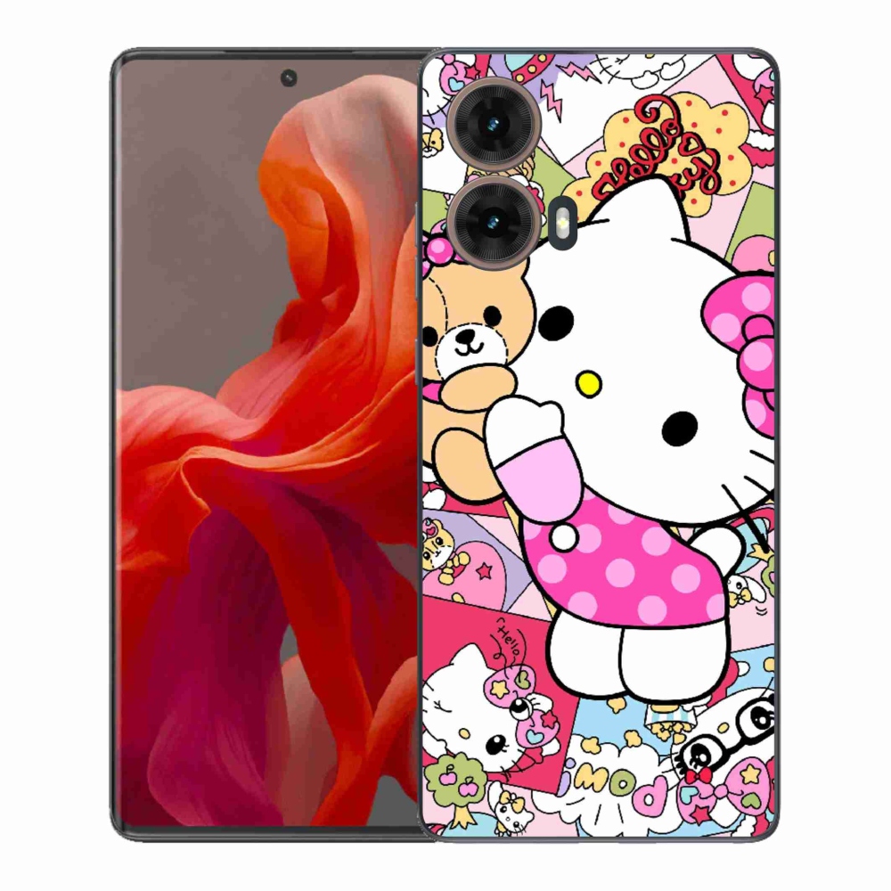 Gélový kryt mmCase na Motorola Moto G85 5G - cute kitty