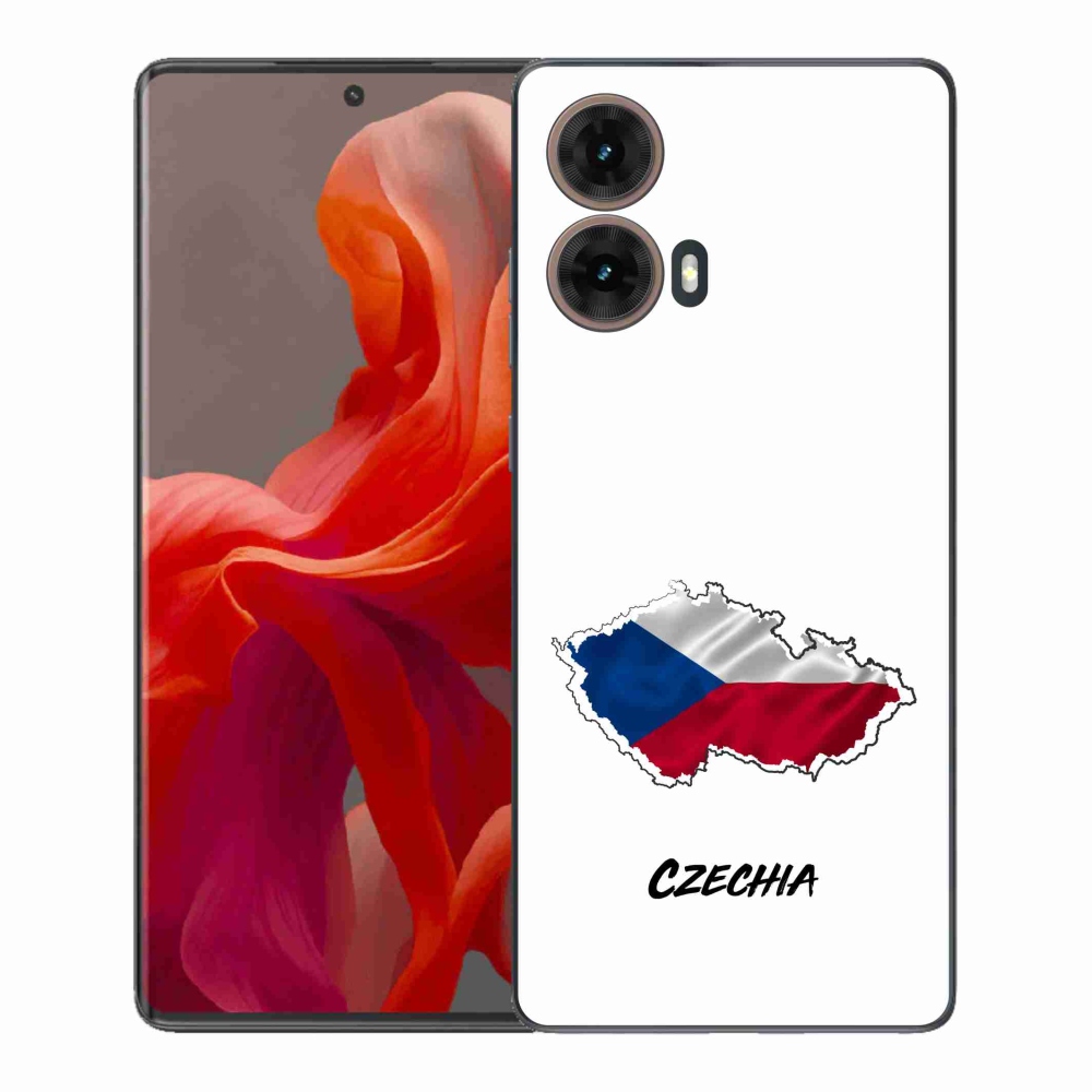 Gélový kryt mmCase na Motorola Moto G85 5G - Czechia biele pozadie