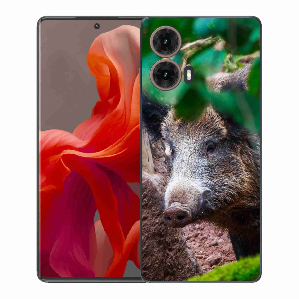 Gélový kryt mmCase na Motorola Moto G85 5G - divoké prasa