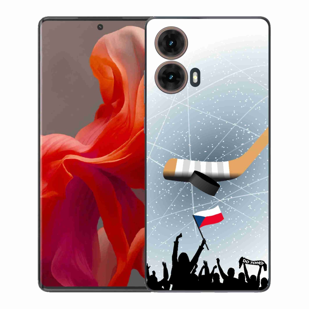 Gélový kryt mmCase na Motorola Moto G85 5G - fanúšikovia hokeja