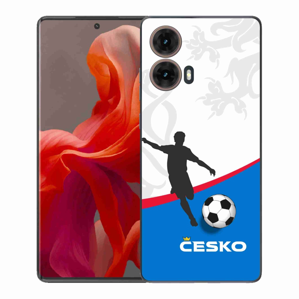 Gélový kryt mmCase na Motorola Moto G85 5G - futbal Česko 1