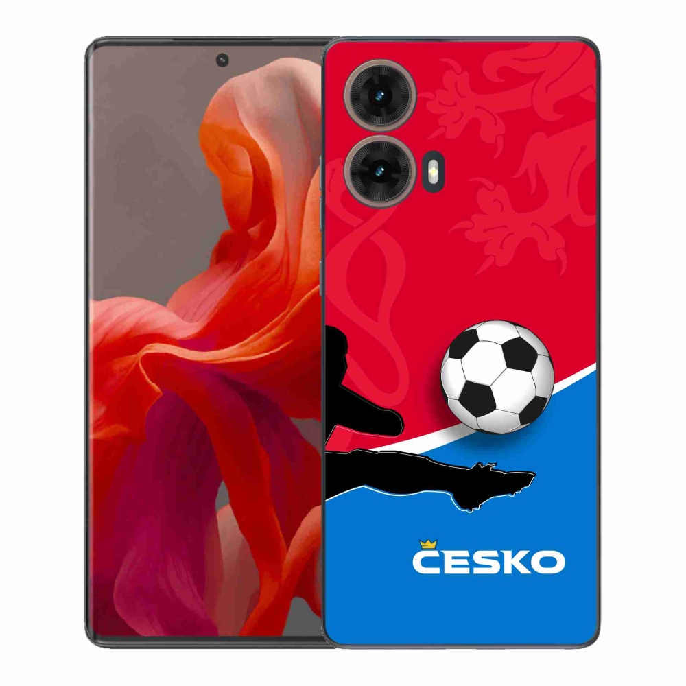 Gélový kryt mmCase na Motorola Moto G85 5G - futbal Česko 2