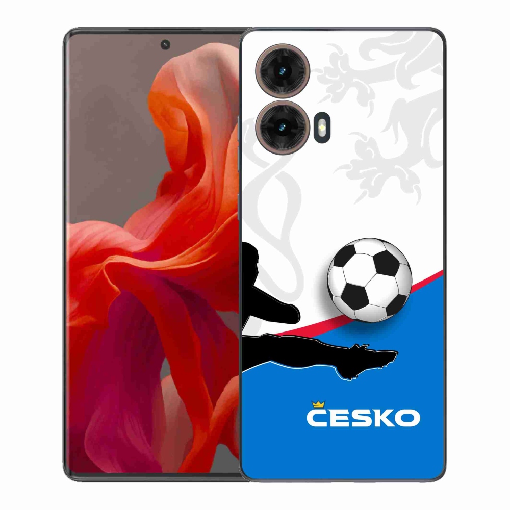 Gélový kryt mmCase na Motorola Moto G85 5G - futbal Česko 3