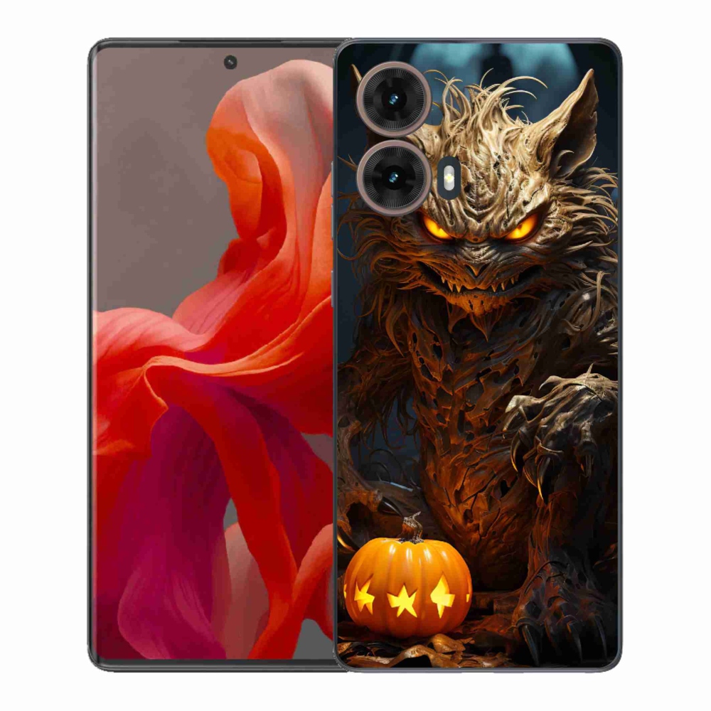 Gélový kryt mmCase na Motorola Moto G85 5G - halloweenska príšera