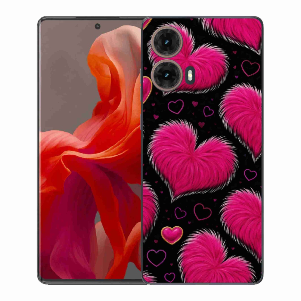 Gélový kryt mmCase na Motorola Moto G85 5G - hebké srdce