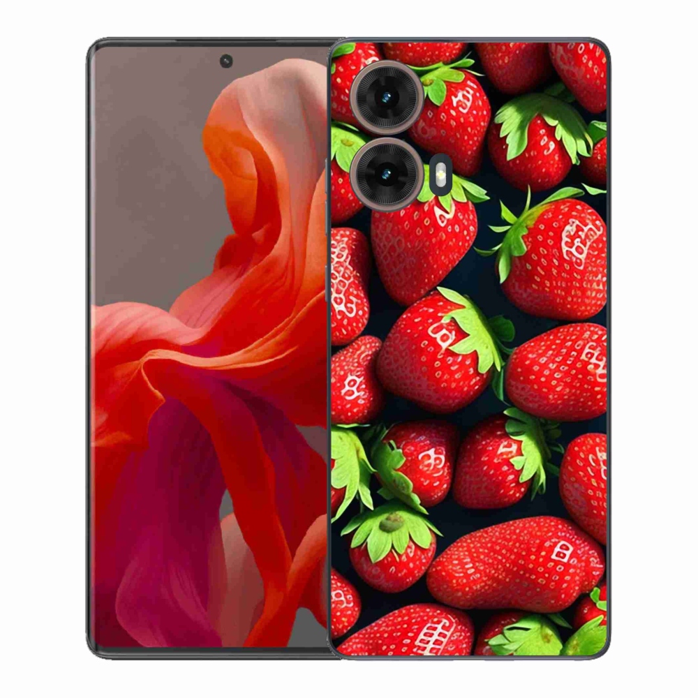 Gélový kryt mmCase na Motorola Moto G85 5G - jahody