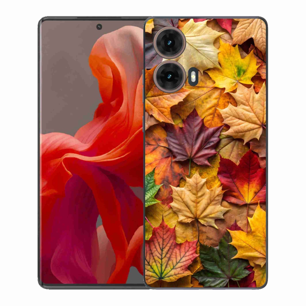 Gélový kryt mmCase na Motorola Moto G85 5G - javorové listy 2