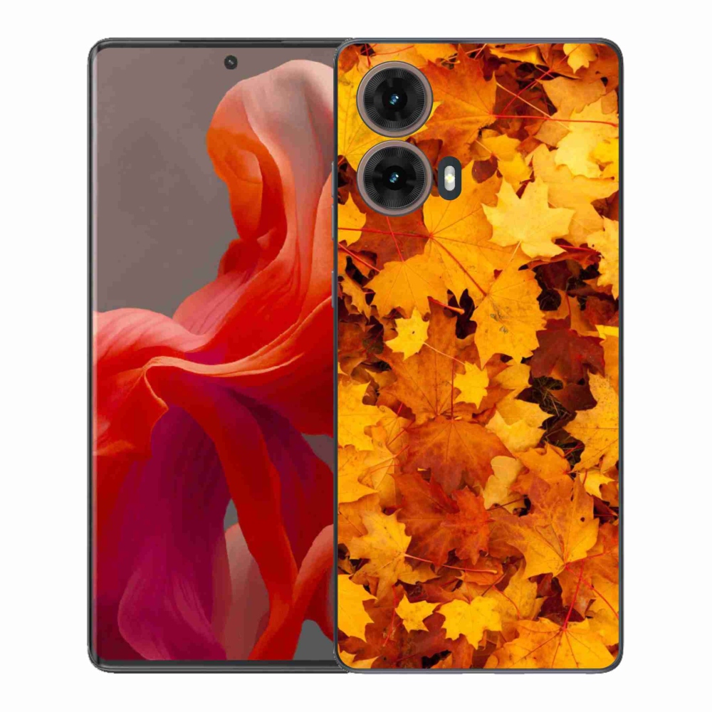 Gélový kryt mmCase na Motorola Moto G85 5G - javorové listy