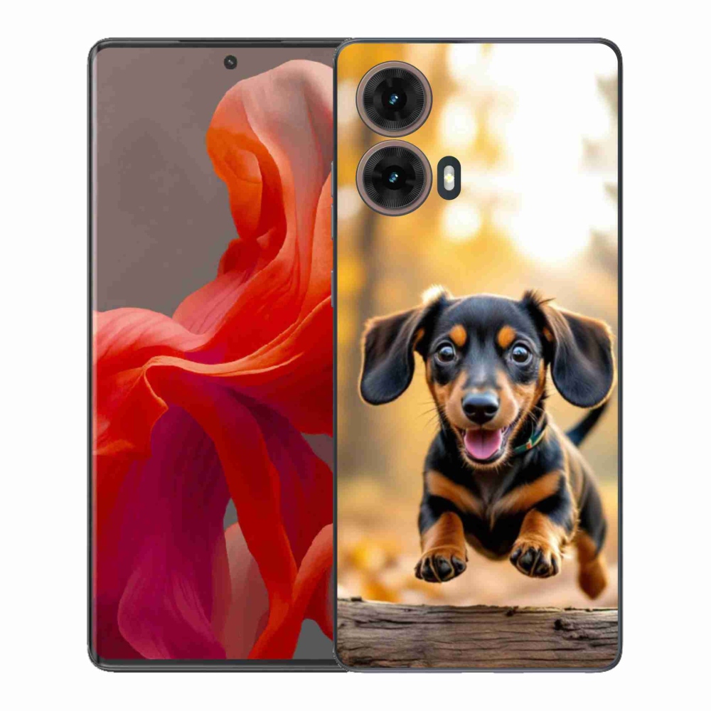 Gélový kryt mmCase na Motorola Moto G85 5G - jazvečík 2