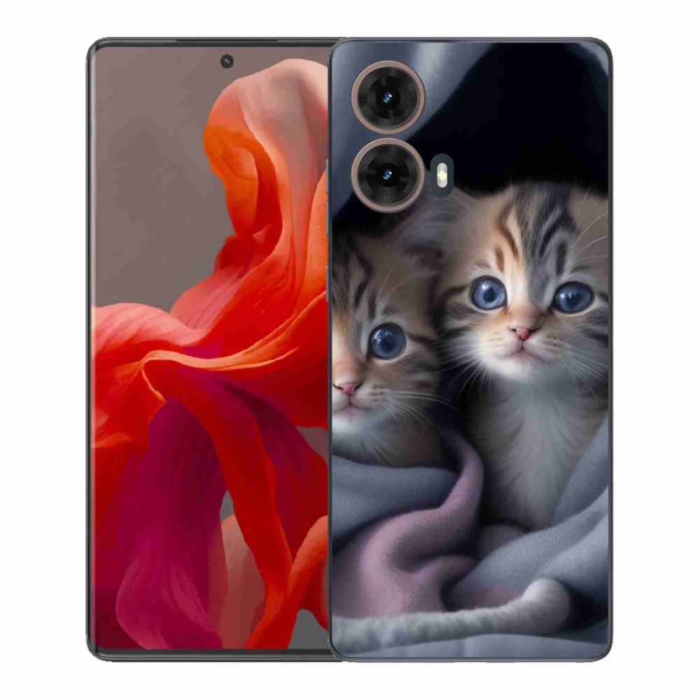 Gélový kryt mmCase na Motorola Moto G85 5G - mačacie duo 2