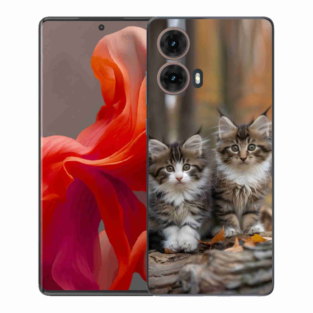 Gélový kryt mmCase na Motorola Moto G85 5G - mačacie duo 3