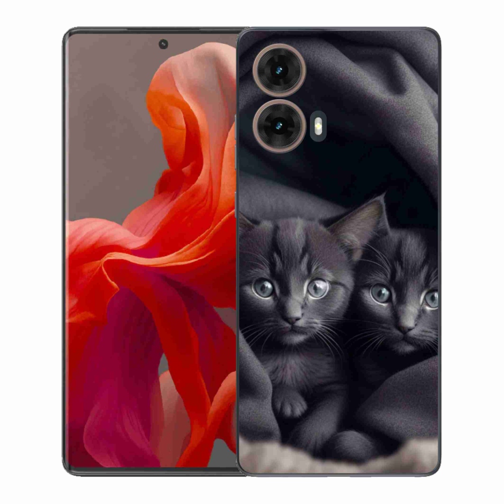 Gélový kryt mmCase na Motorola Moto G85 5G - mačacie duo