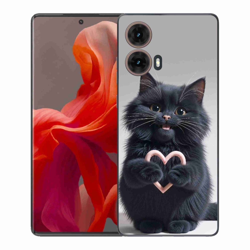 Gélový kryt mmCase na Motorola Moto G85 5G - mačacia láska 3