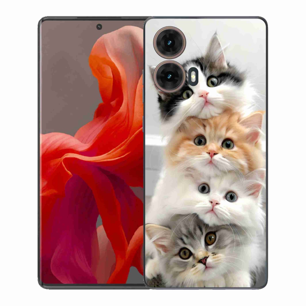 Gélový kryt mmCase na Motorola Moto G85 5G - mačacia partia