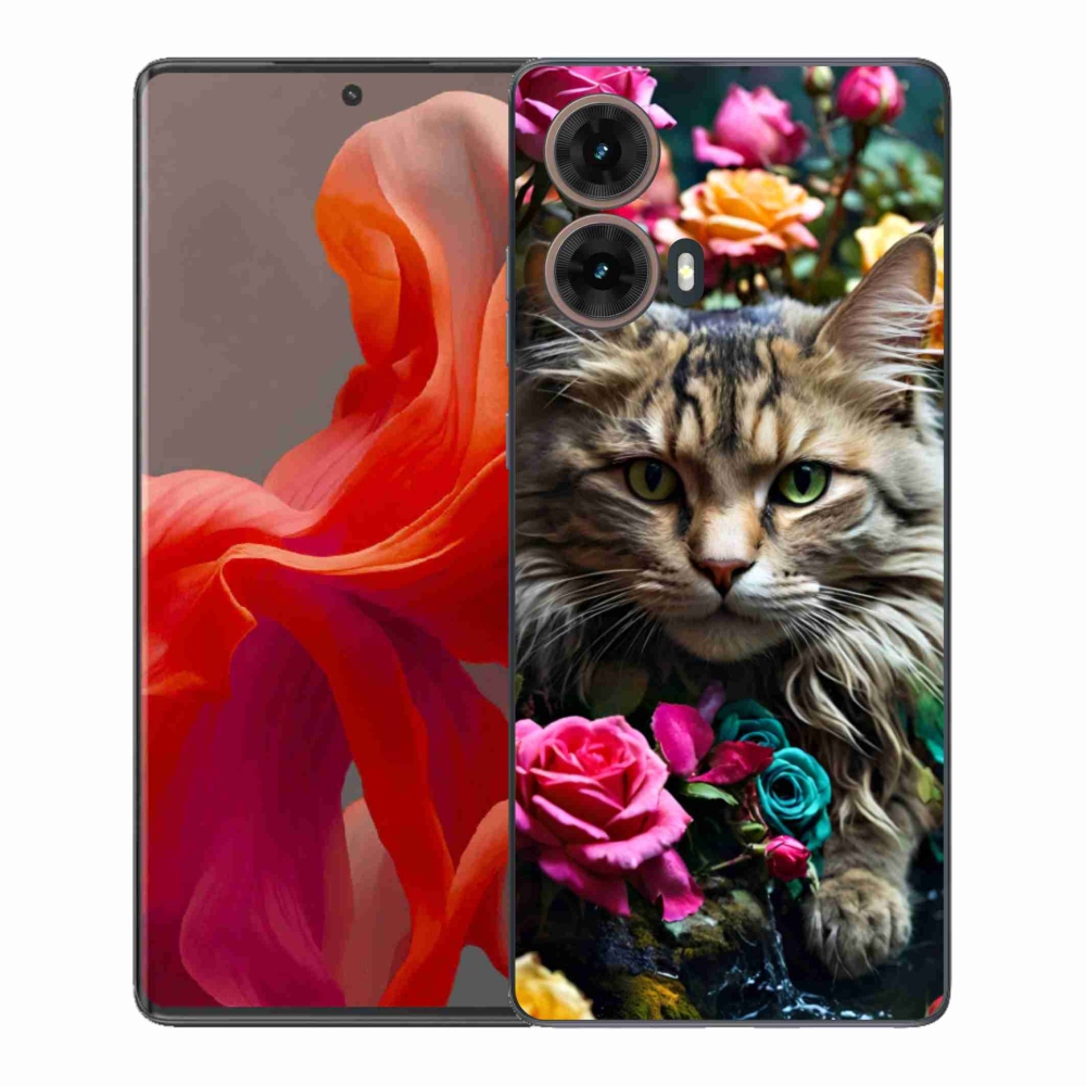 Gélový kryt mmCase na Motorola Moto G85 5G - mačacie pohľad 2
