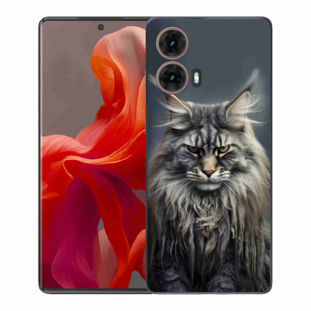 Gélový kryt mmCase na Motorola Moto G85 5G - mačacie pohľad 4