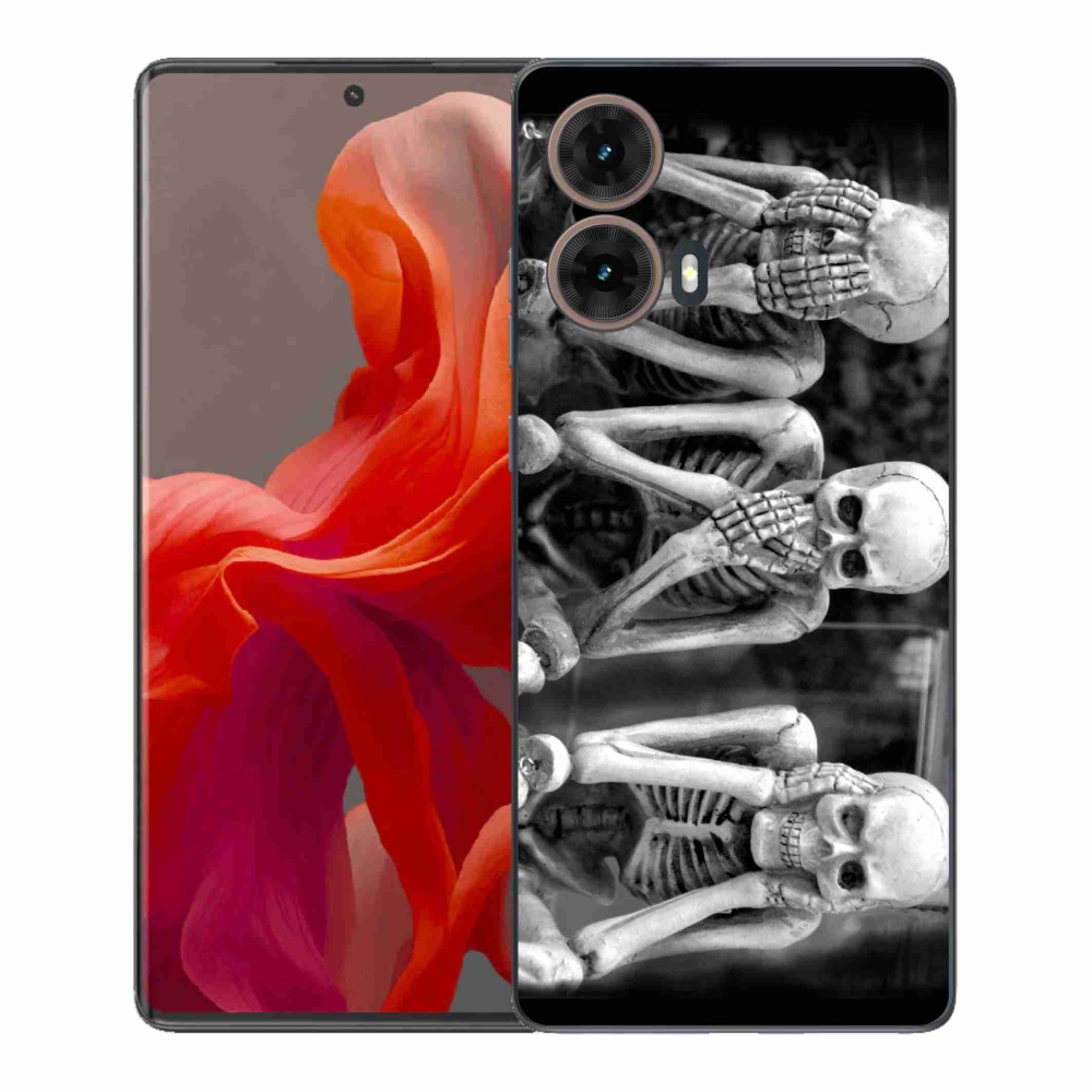 Gélový kryt mmCase na Motorola Moto G85 5G - kostlivci