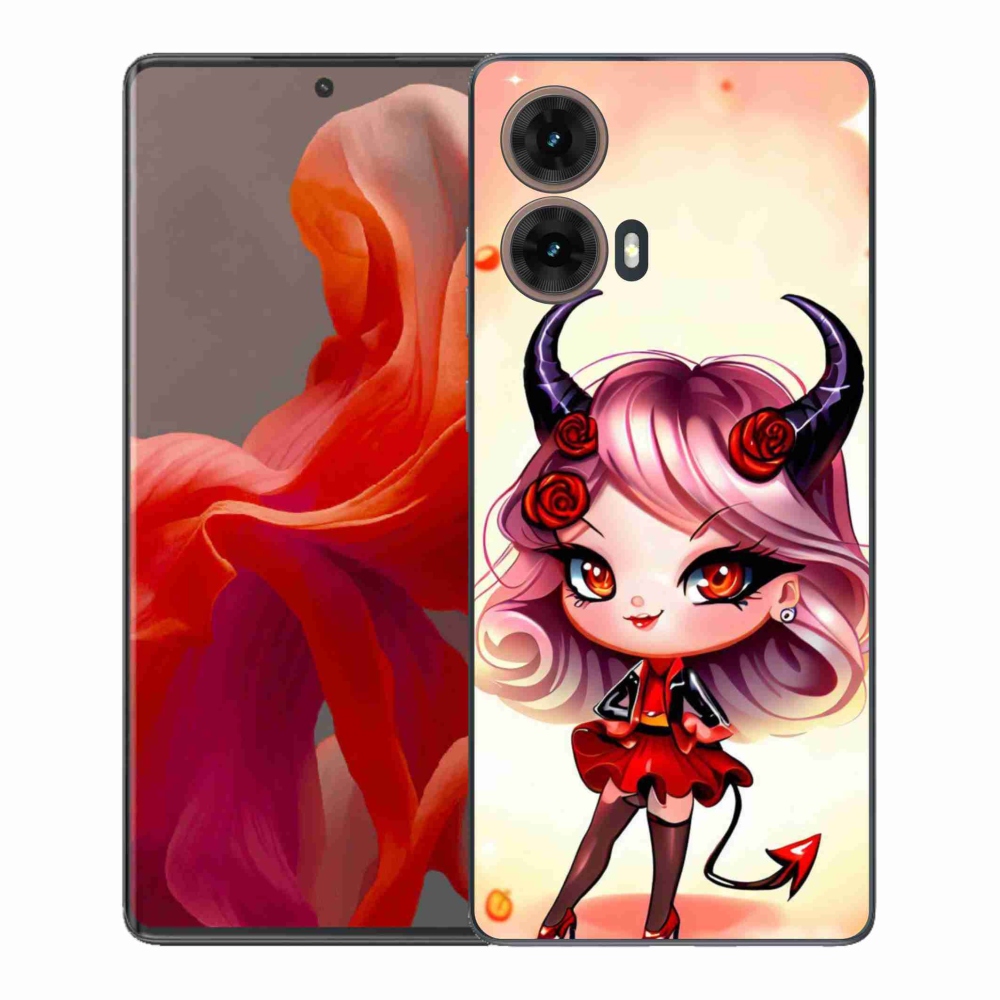 Gélový kryt mmCase na Motorola Moto G85 5G - kreslená čertica