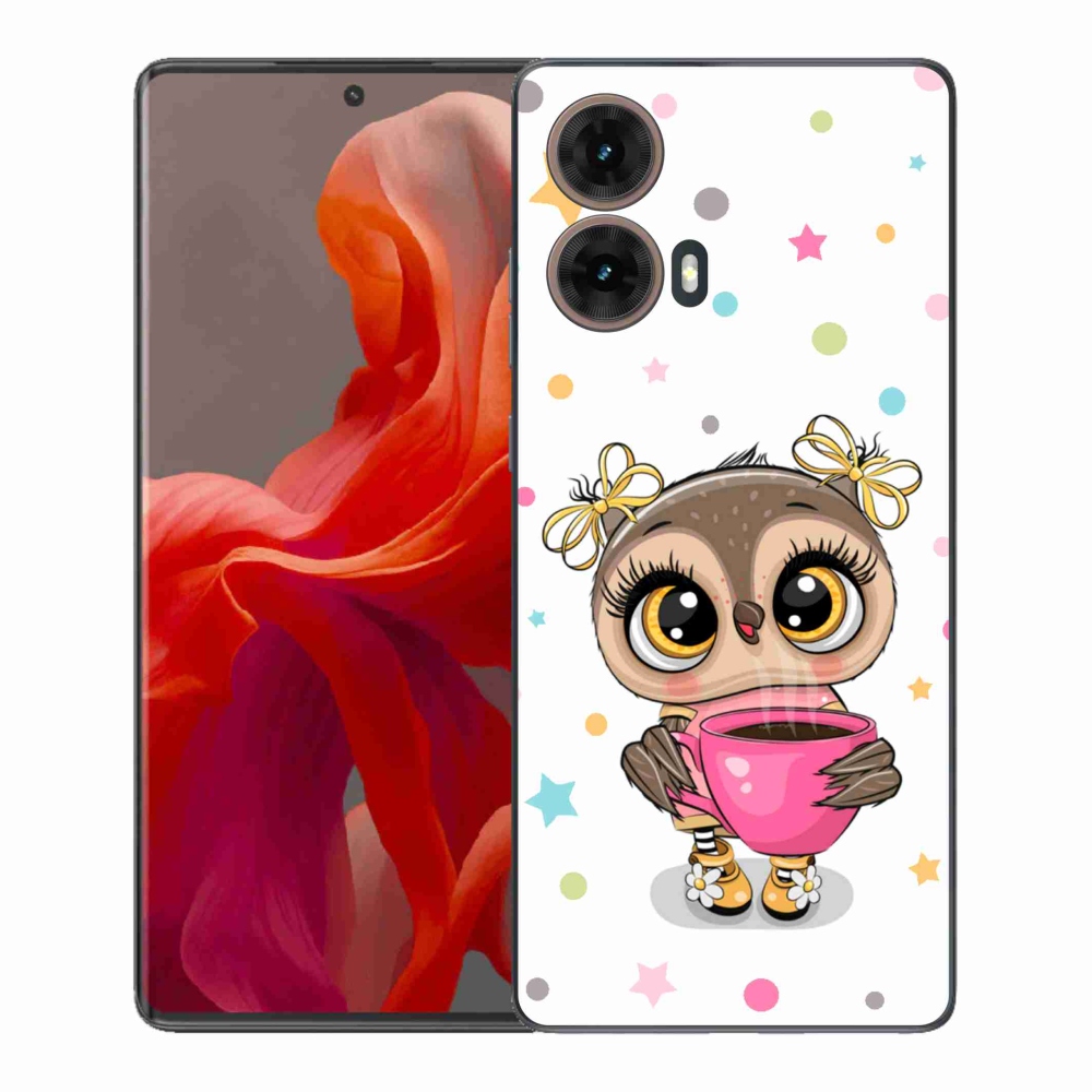 Gélový kryt mmCase na Motorola Moto G85 5G - kreslená sovička