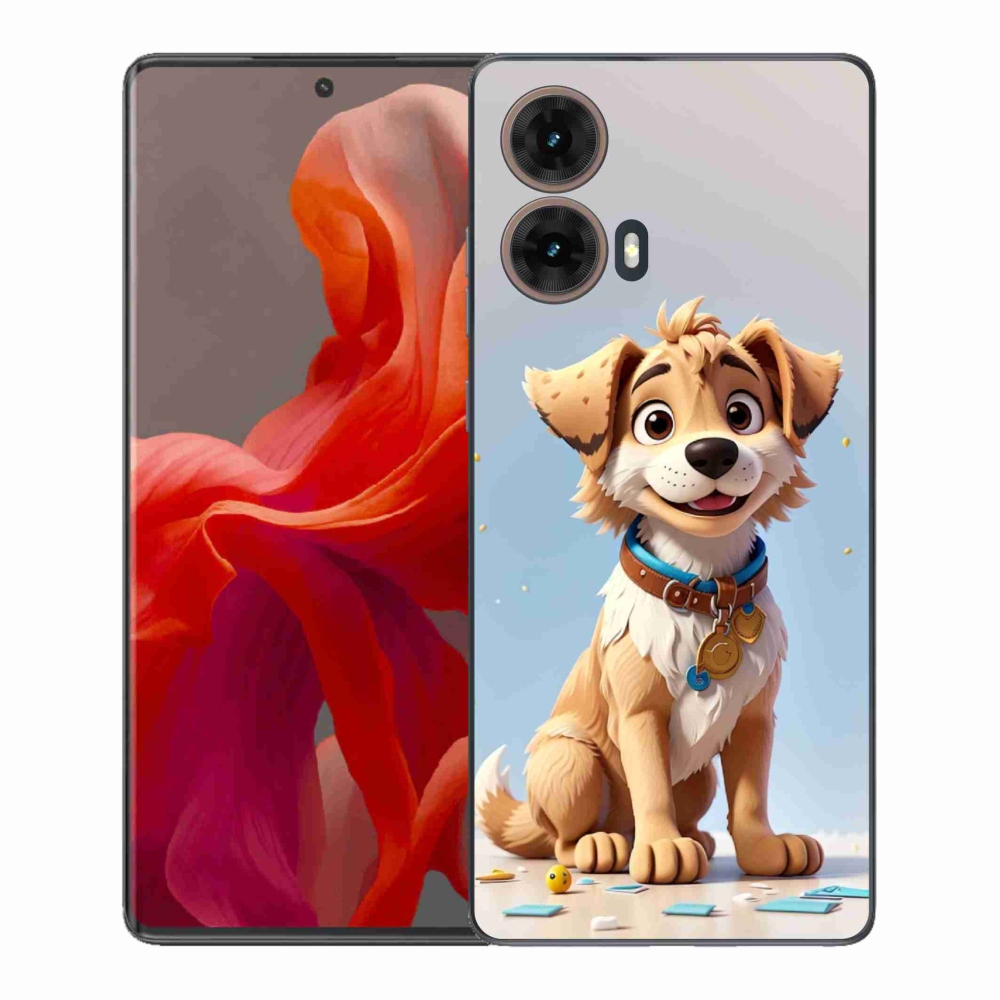 Gélový kryt mmCase na Motorola Moto G85 5G - kreslené šteňa
