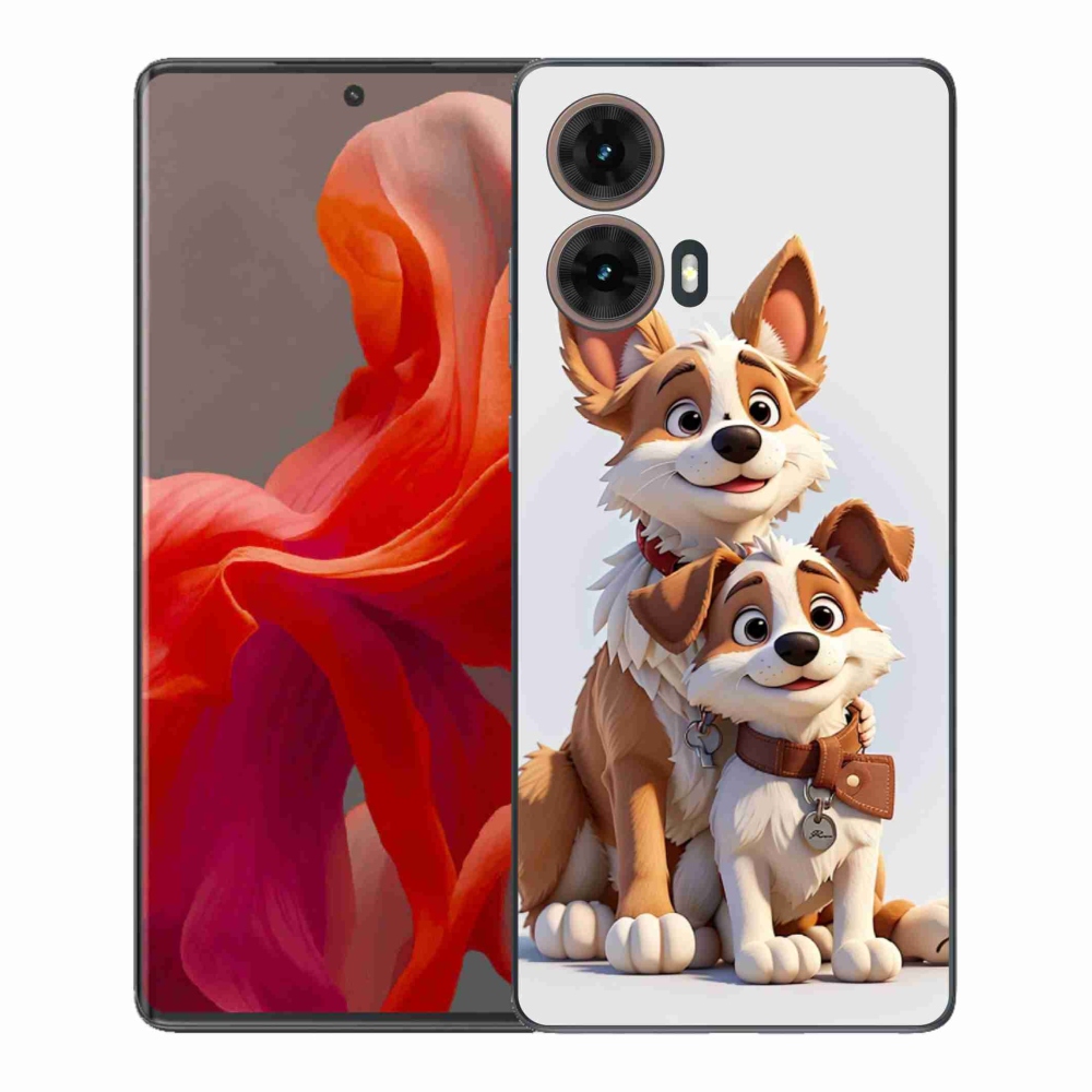 Gélový kryt mmCase na Motorola Moto G85 5G - kreslenie psy